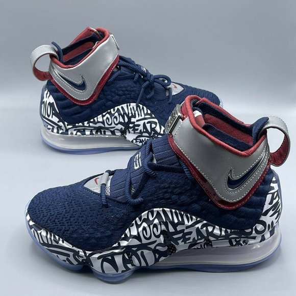 Nike Other - Nike LeBron 17 LeBron 4 Cold Blue Graffiti 2020 Si